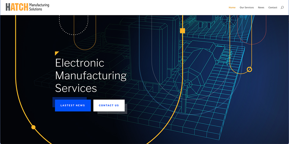 New Website for a Manufacturing Company